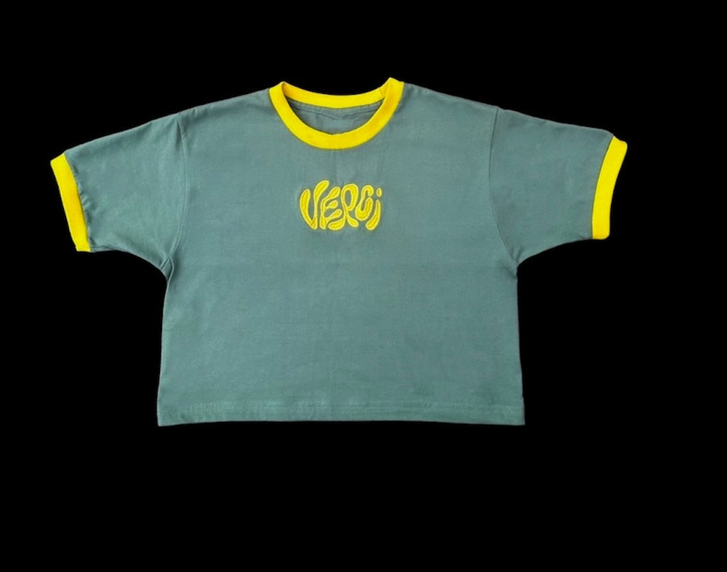 Klassic Khaki Crop top