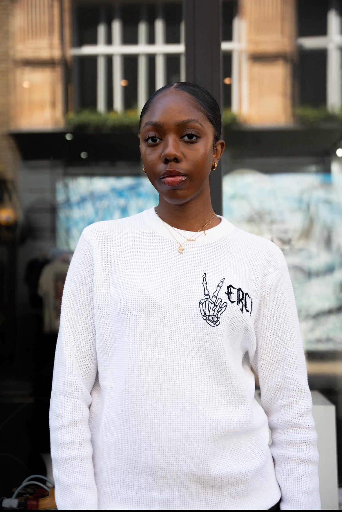 Waffle long sleeve shirt