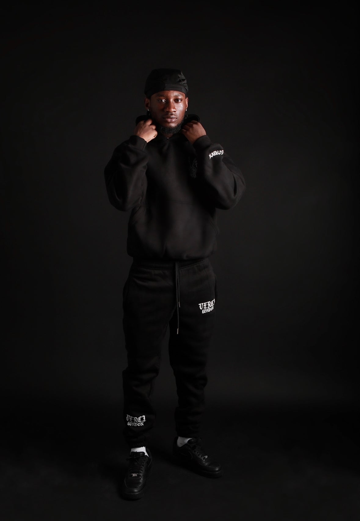 VERCI BLACK FLWL HOODIE