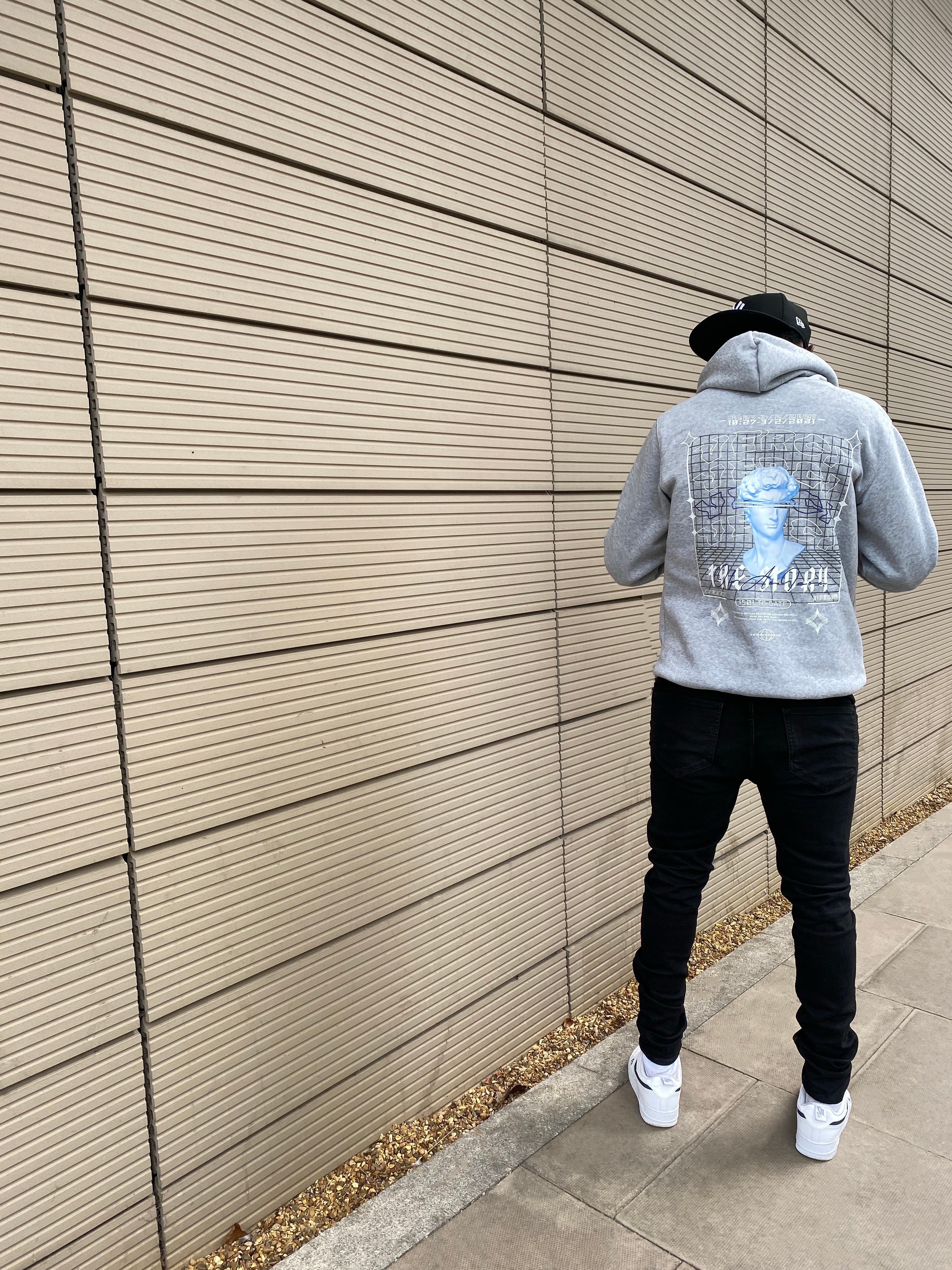 Grey Graphic hoodie