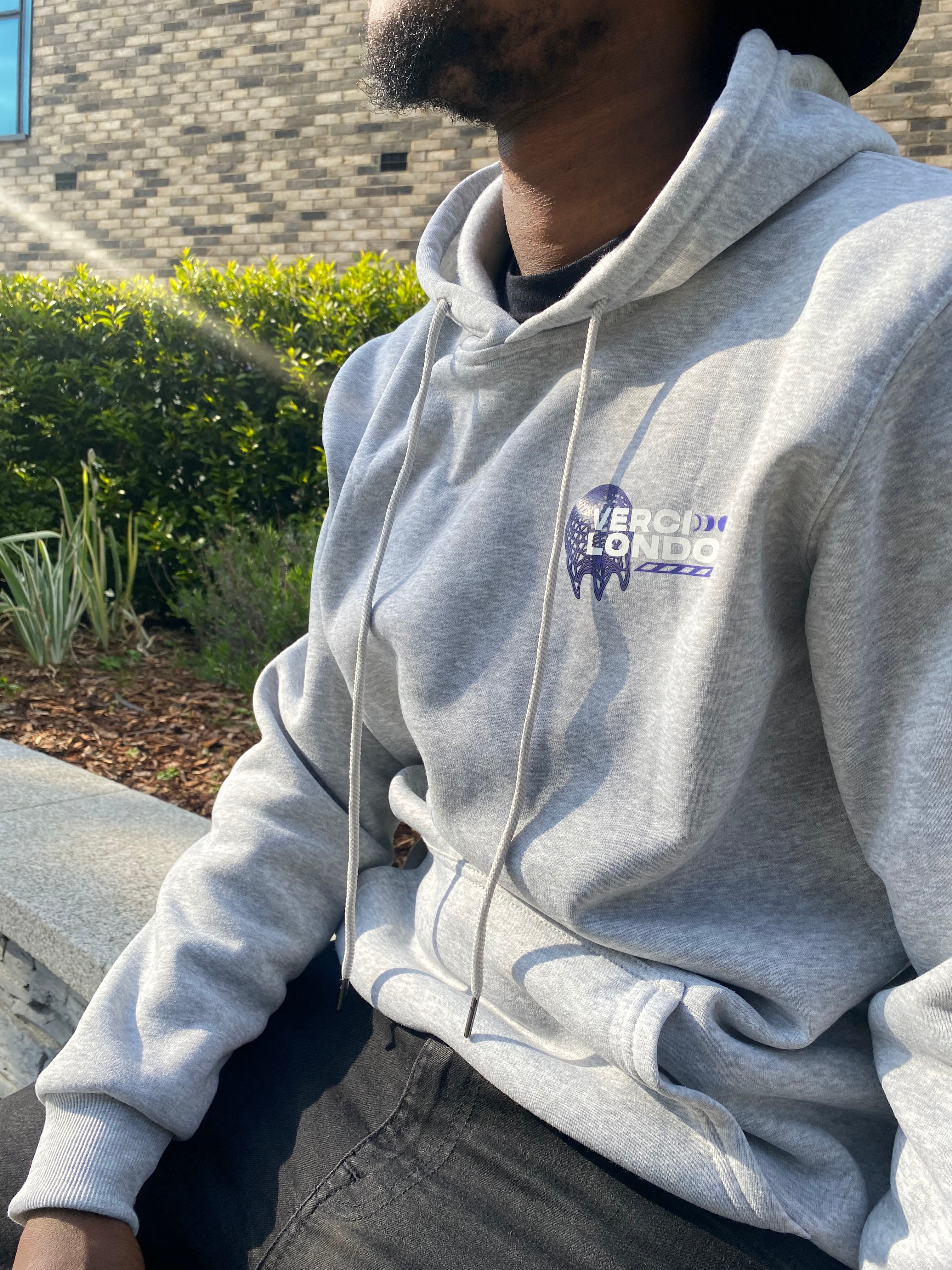 Grey Graphic hoodie