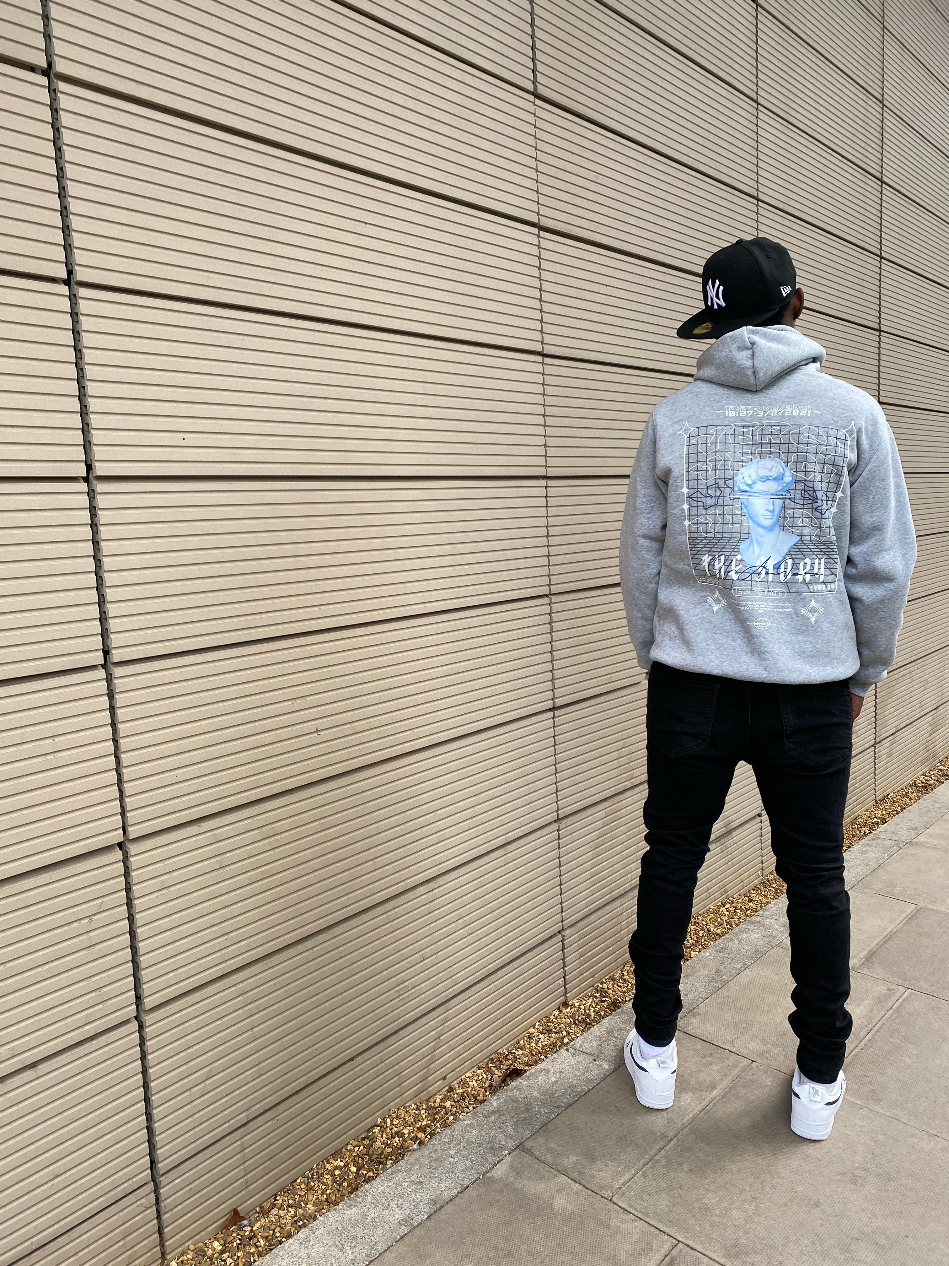 Grey Graphic hoodie