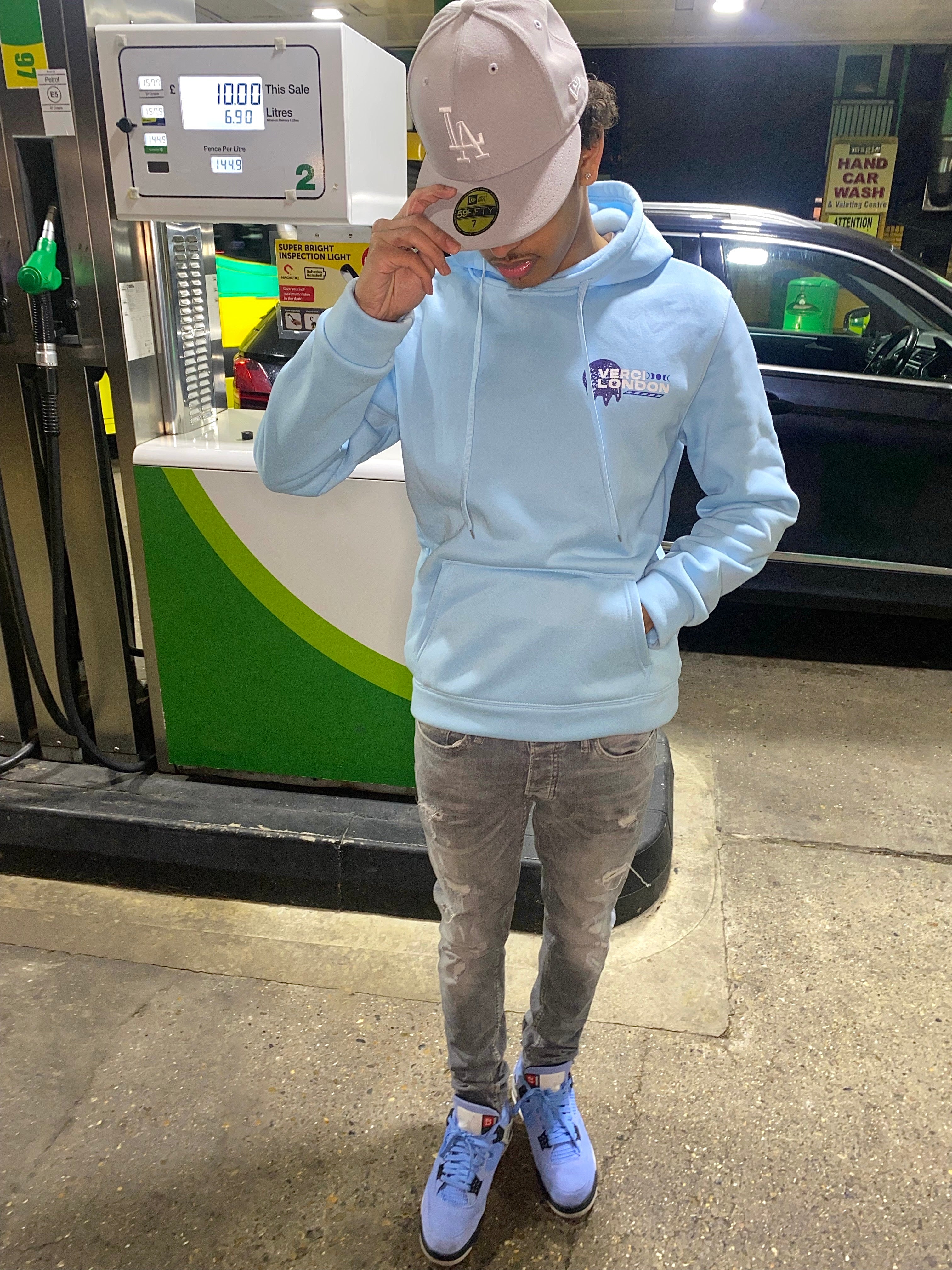 Blue Graphic hoodie